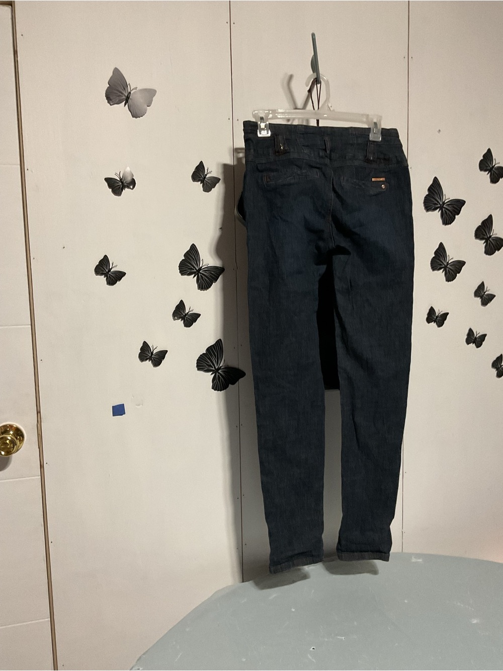 Slim Fit Women's Jeans in Dark Indigo